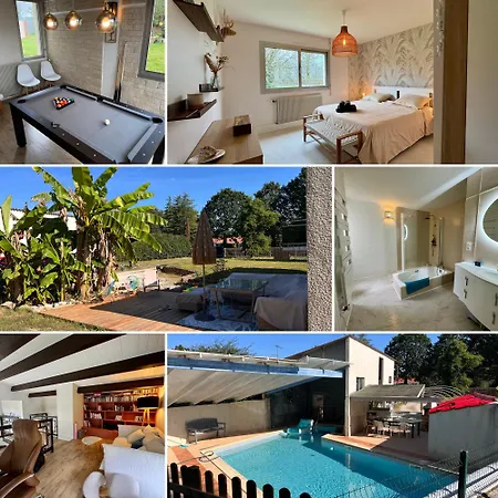 Villa La - Piscine - Billard
